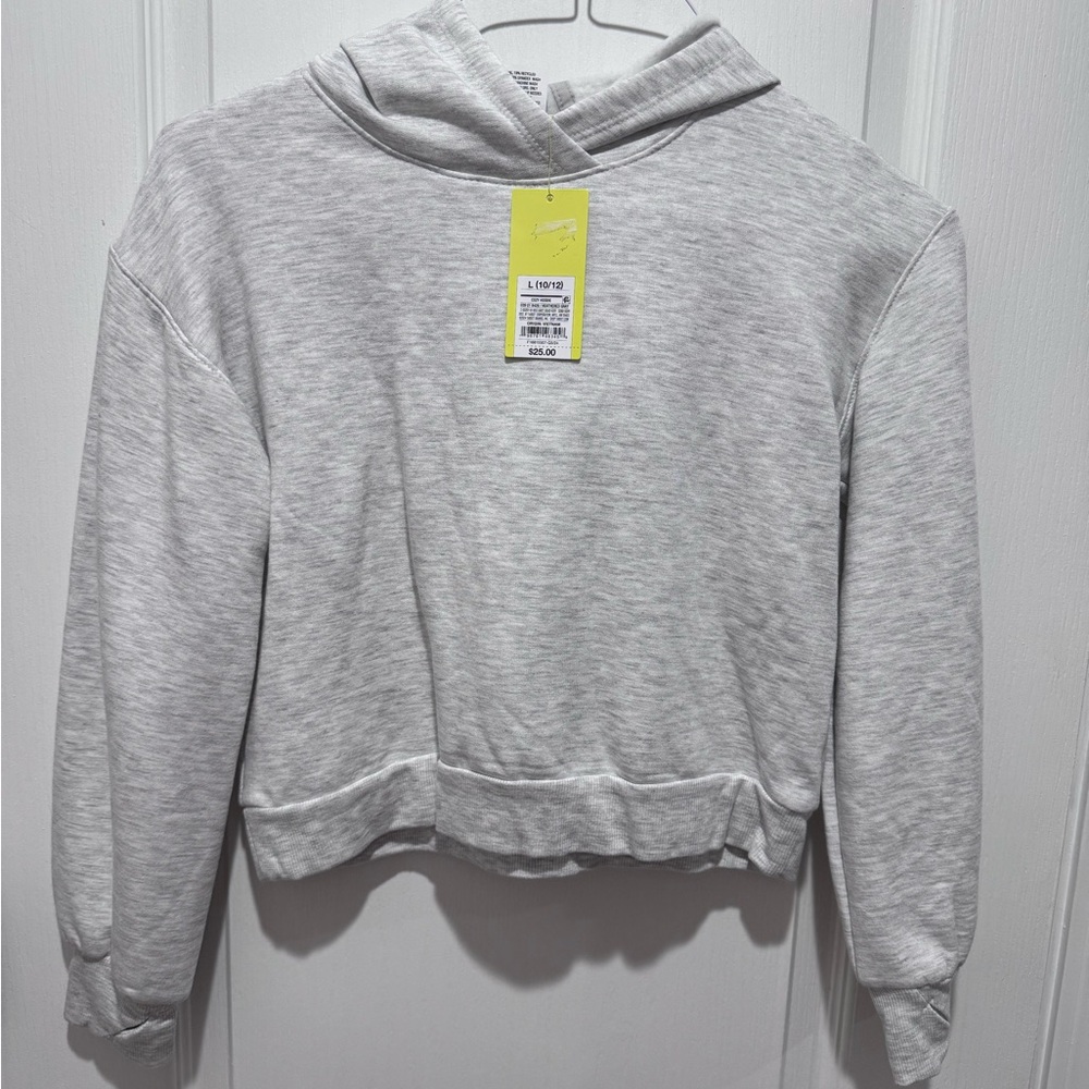 All in Motion Light Gray Girl’s Hoodie- size Large
